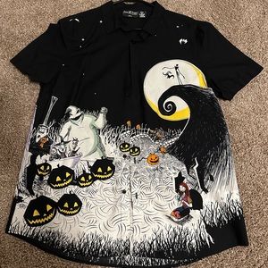 Nightmare before Christmas button up shirt